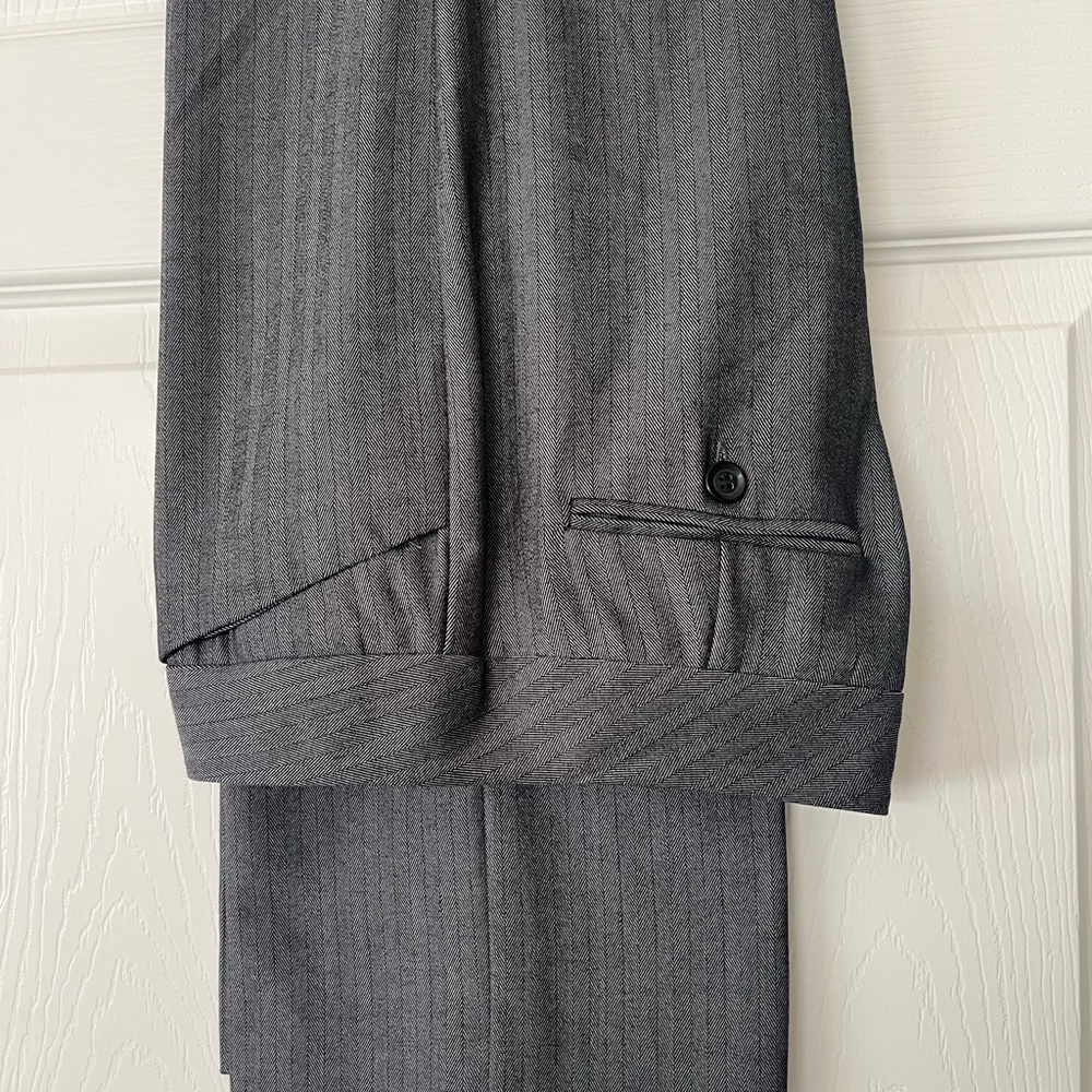 Alfani Charcoal Gray Women's Petite Trousers
